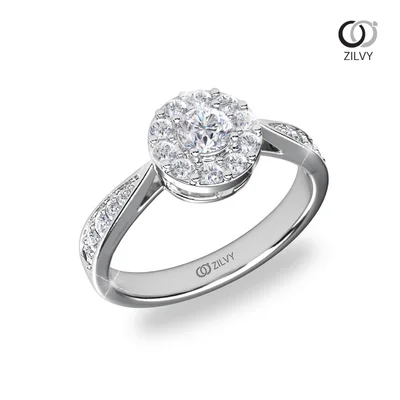 แหวนเพชรผู้หญิง รุ่น GR1410 - มุมเปอร์สเปกทีฟ