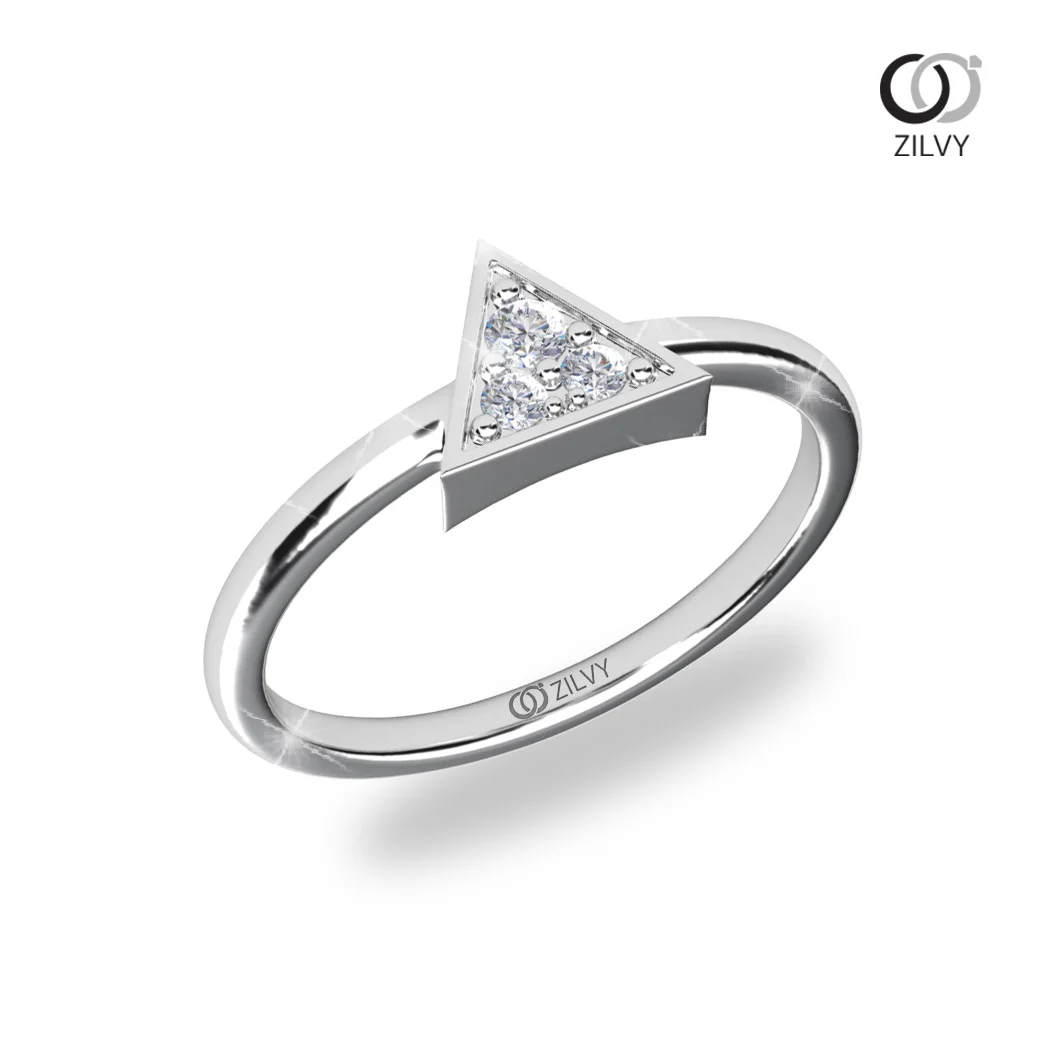 แหวนเพชรผู้หญิง รุ่น GR1411 - มุมเปอร์สเปกทีฟ
