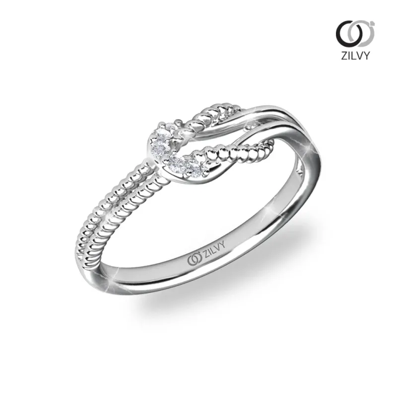 แหวนเพชรสามเม็ด Odette