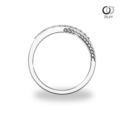 แหวนเพชรผู้หญิง รุ่น GR1418 - มุมบน