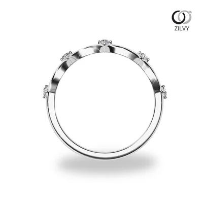 แหวนเพชรผู้หญิง รุ่น GR1422 - มุมบน