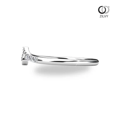 แหวนเพชรผู้หญิง รุ่น GR1423 - มุมข้าง