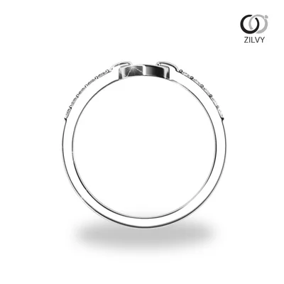 แหวนเพชรผู้หญิง รุ่น GR1425 - มุมบน