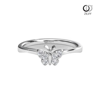 แหวนเพชรผู้หญิง รุ่น GR1430 - มุมหน้า