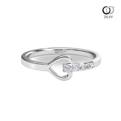 แหวนเพชรผู้หญิง รุ่น GR1431 - มุมหน้า