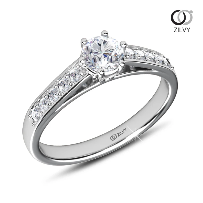 แหวนเพชร Sylvie Pavé