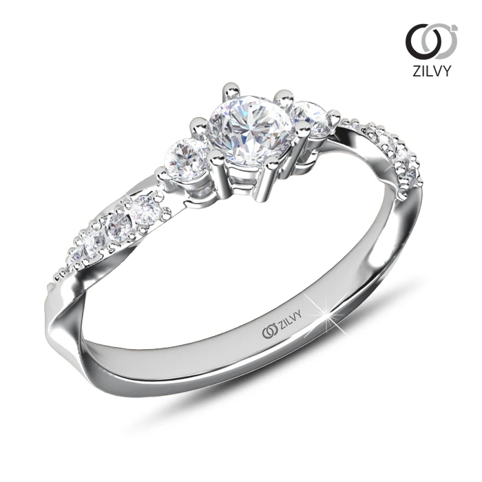 แหวนเพชร Maison Twist