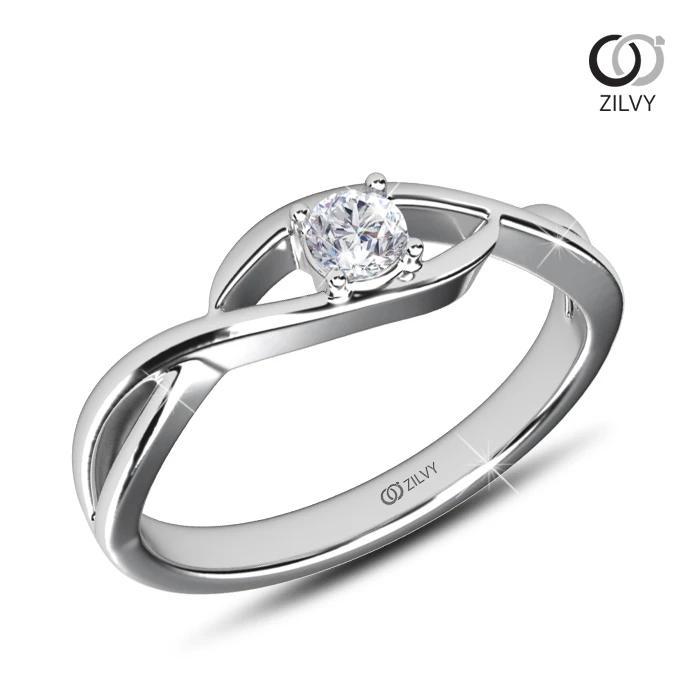 แหวนเพชร Fleur Twist