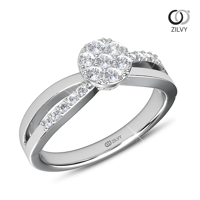 แหวนเพชร Venetia Cluster