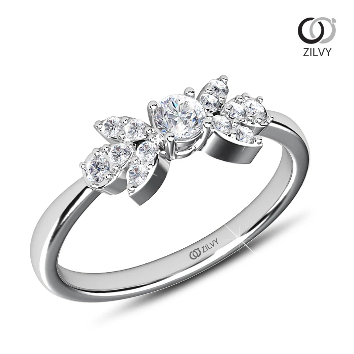 แหวนเพชร Faye Cluster