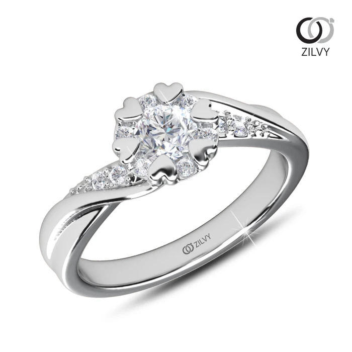 แหวนเพชร Delphine Aura