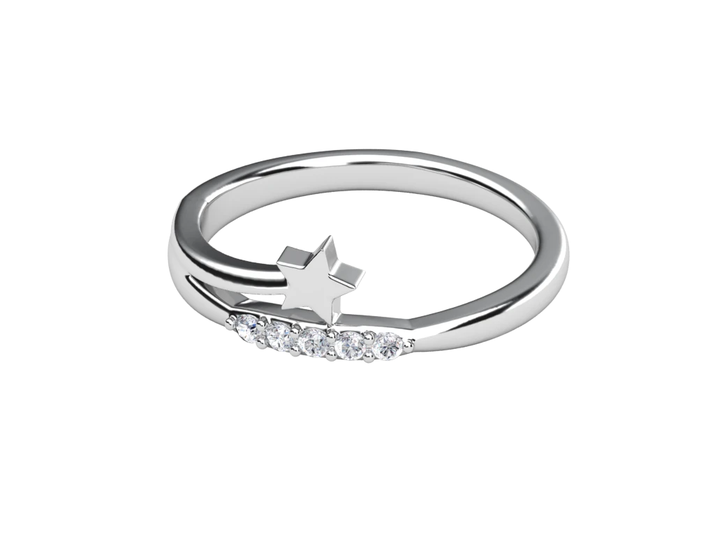 แหวนเพชร Violette Band