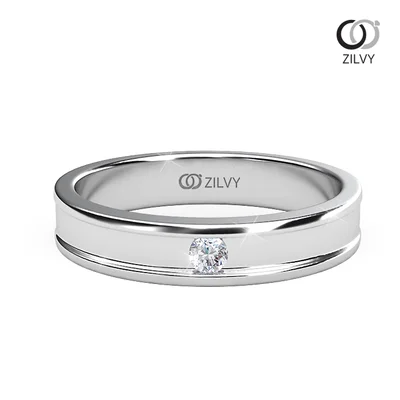 แหวนเพชรผู้หญิง รุ่น GR176 - มุมบน