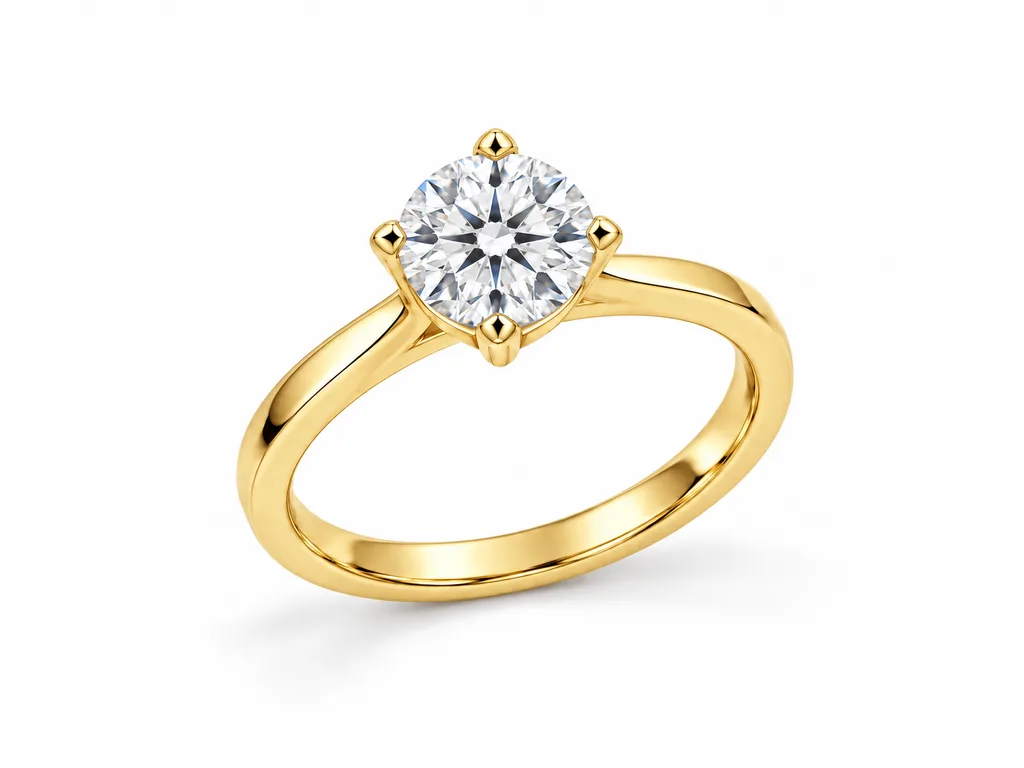 แหวนเพชรเม็ดเดี่ยว Acacia - ทองคำ