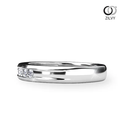 แหวนเพชรผู้หญิง รุ่น GR206 - มุมข้าง