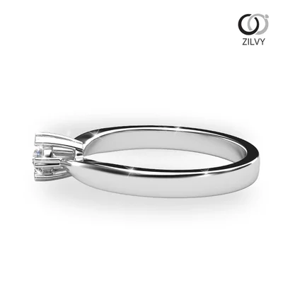 แหวนเพชรผู้หญิง รุ่น GR238 - มุมข้าง