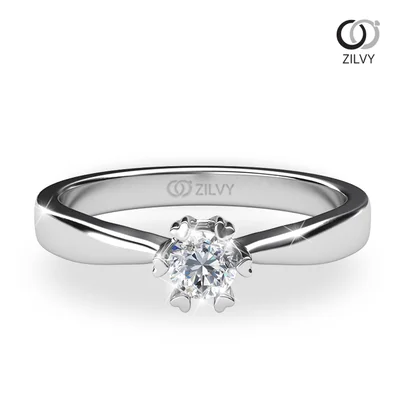 แหวนเพชรผู้หญิง รุ่น GR238 - มุมบน