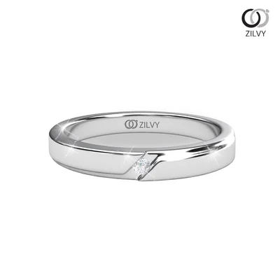 แหวนเพชรผู้หญิง รุ่น GR261 - มุมบน