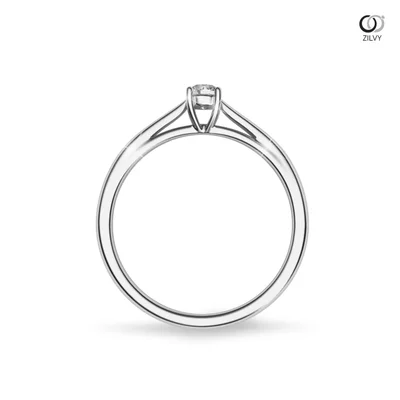 แหวนเพชรผู้หญิง รุ่น GR268 - มุมหน้า