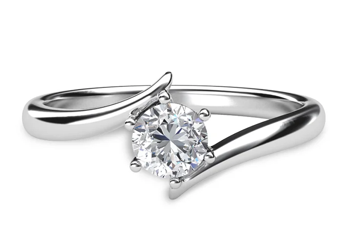 Women's Diamond Ring GR278 - top view