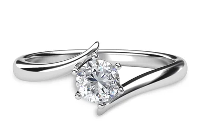 แหวนเพชรผู้หญิง รุ่น GR278 - มุมบน