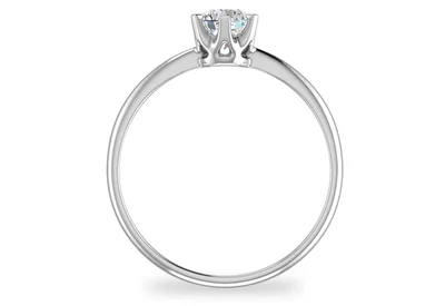 แหวนเพชรผู้หญิง รุ่น GR279 - มุมหน้า