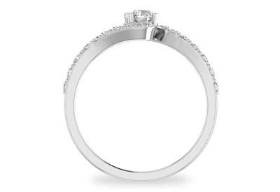 แหวนเพชรผู้หญิง รุ่น GR283 - มุมหน้า