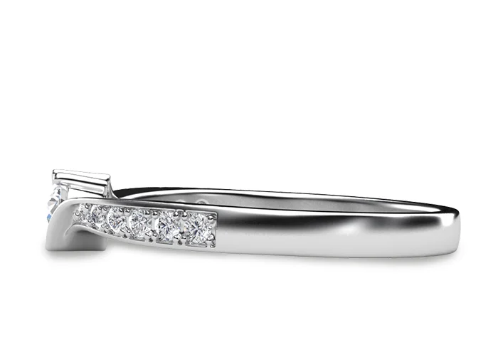 Women's Diamond Ring GR289 - side view