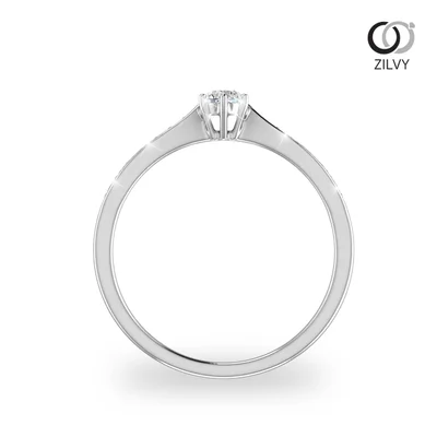 แหวนเพชรผู้หญิง รุ่น GR293 - มุมหน้า