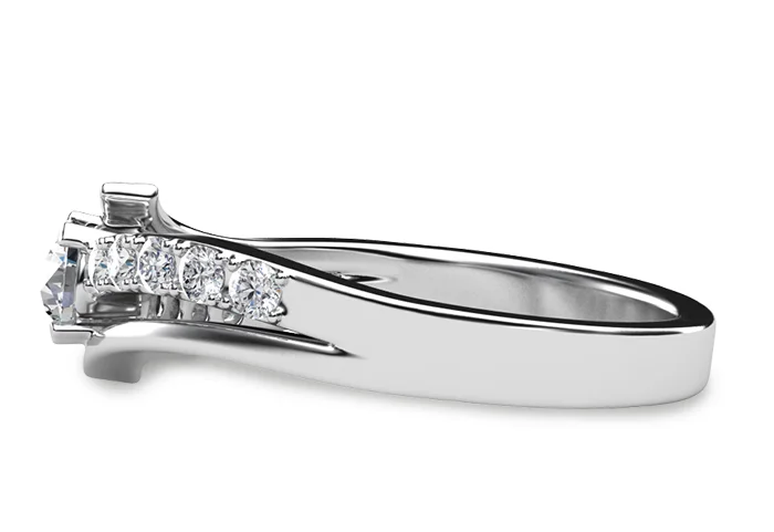 Women's Diamond Ring GR294 - side view