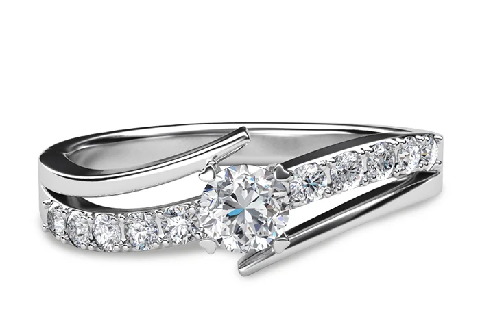 Women's Diamond Ring GR294 - top view