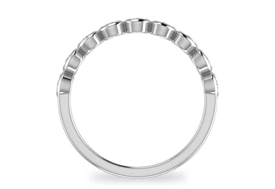 แหวนเพชรผู้หญิง รุ่น GR297 - มุมหน้า