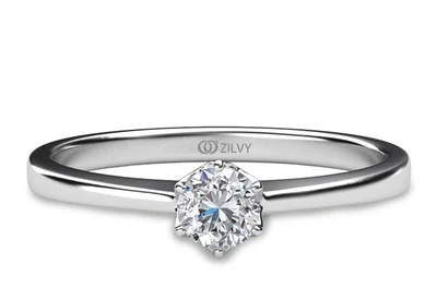 Women's Diamond Ring GR301 - top view