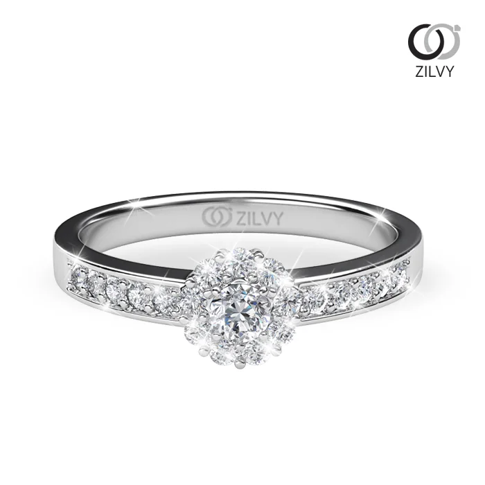 Women's Diamond Ring GR305 - top view
