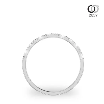 แหวนเพชรผู้หญิง รุ่น GR308 - มุมหน้า