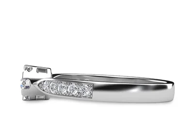 แหวนเพชรผู้หญิง รุ่น GR320 - มุมข้าง