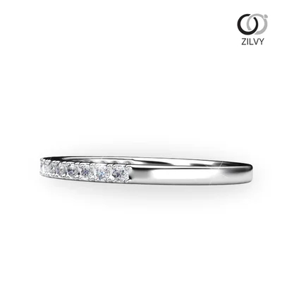 แหวนเพชรผู้หญิง รุ่น GR324 - มุมข้าง