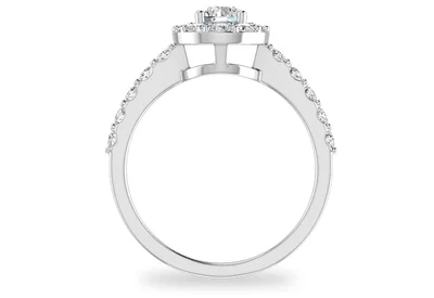 แหวนเพชรผู้หญิง รุ่น GR336 - มุมหน้า