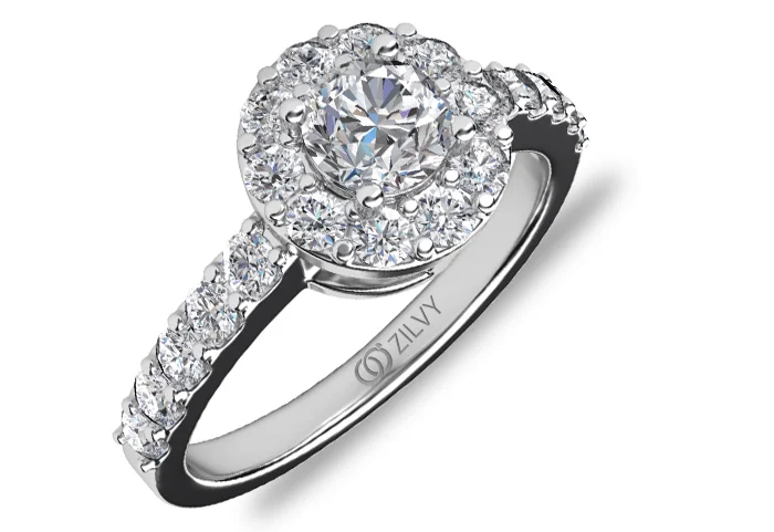 แหวนเพชร Yvette Halo