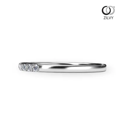 แหวนเพชรผู้หญิง รุ่น GR339 - มุมข้าง