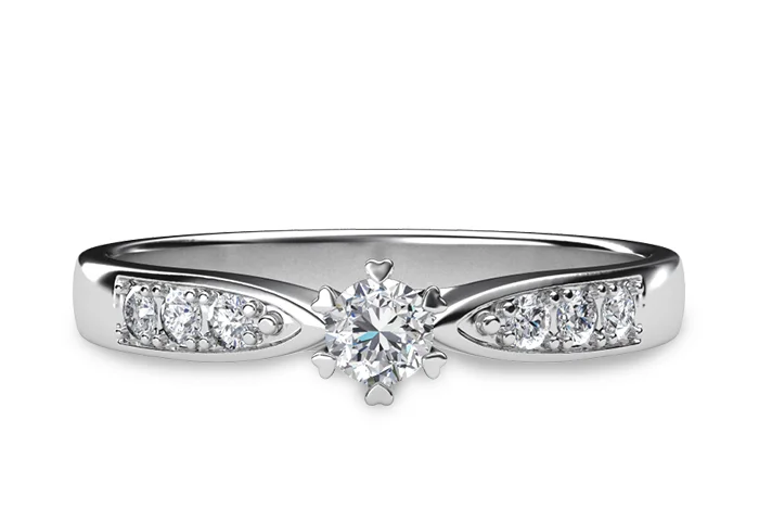 Women's Diamond Ring GR342 - top view