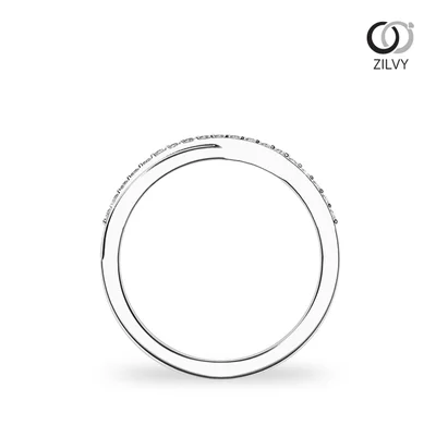 แหวนเพชรผู้หญิง รุ่น GR343 - มุมหน้า