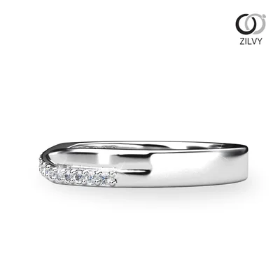 แหวนเพชรผู้หญิง รุ่น GR343 - มุมข้าง