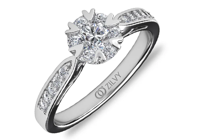 แหวนเพชร Leonora Halo