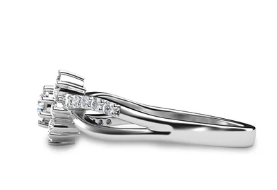 แหวนเพชรผู้หญิง รุ่น GR349 - มุมข้าง