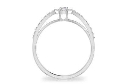 แหวนเพชรผู้หญิง รุ่น GR353 - มุมหน้า