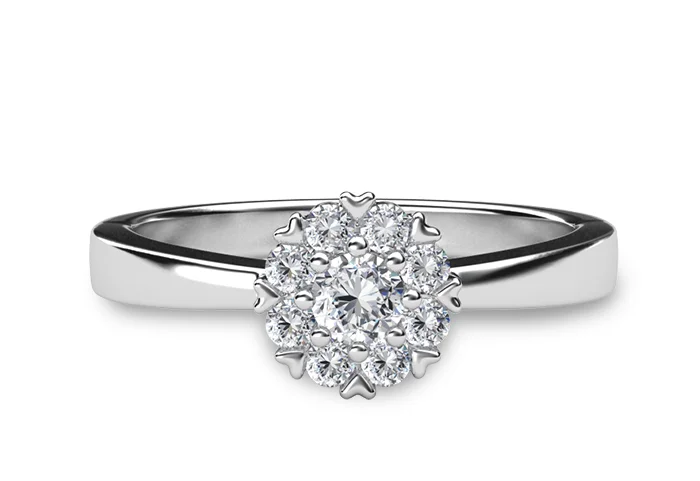 Women's Diamond Ring GR354 - top view