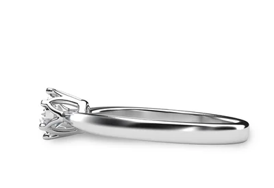 แหวนเพชรผู้หญิง รุ่น GR355 - มุมข้าง