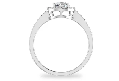 แหวนเพชรผู้หญิง รุ่น GR362 - มุมหน้า