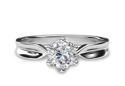 Women's Diamond Ring GR366 - top view